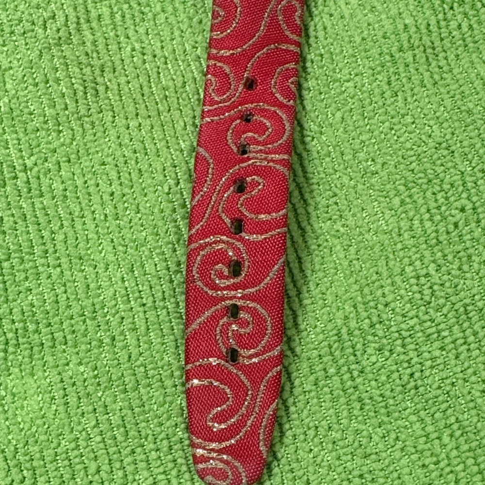 Coral pink Swirl Pattern Swatch Watch - Picture 12 of 12